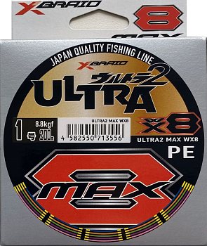 Плетёный шнур YGK X-Braid Uitra Max WX8 200м